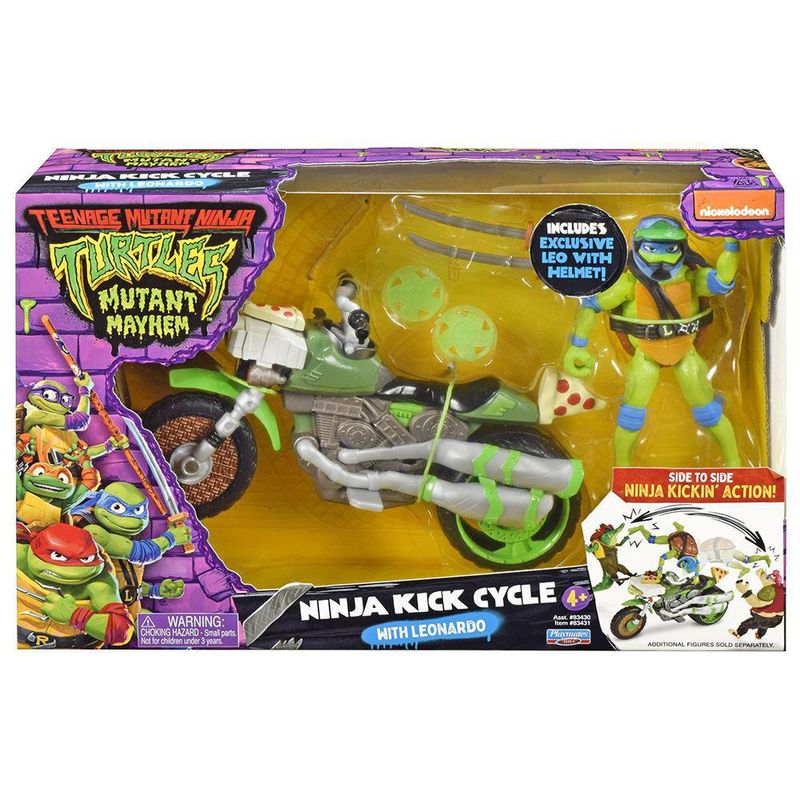 Vehículo Con Figura TMNT Movie Diseños Surtidos - Tortugas Ninja