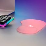 Mouse Pad con Reposamuñecas de Gel Rosada