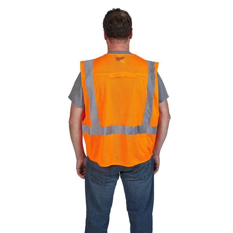 Chaleco De Seguridad Reflectante Cintas Dobles L/Xl - Milwaukee Electric