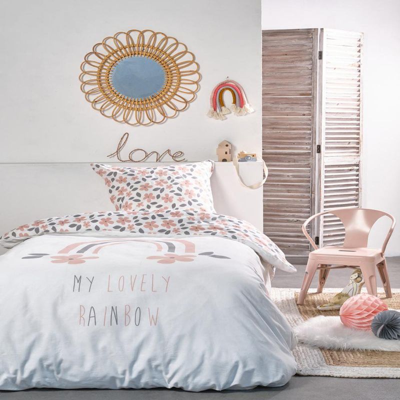 Set Duvet Diseño Arcoíris Imperial 2 Pzas - Koala