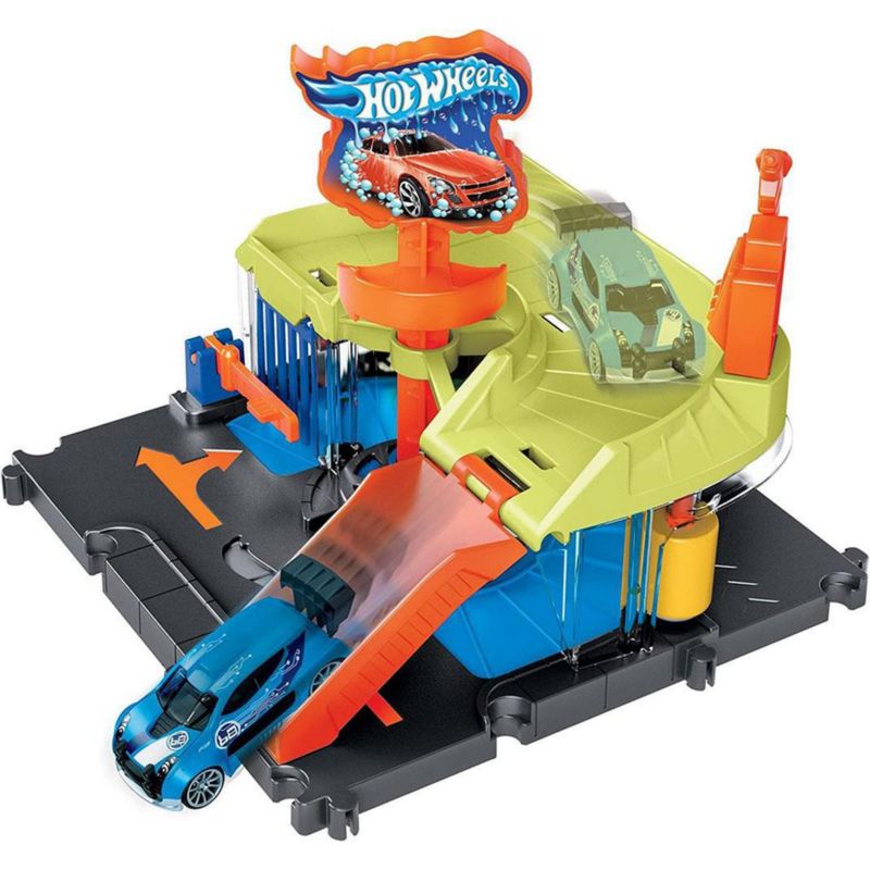Autolavado De La Ciudad Para Carros City - Hot Wheels
