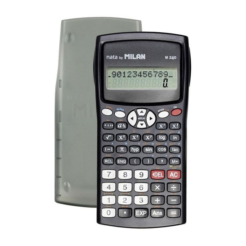 Calculadora Científica 240 Funciones M240 Negra - Milan