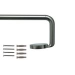 Galería De Metal Plateada Extensible De 120 - 210 cm - Inspire