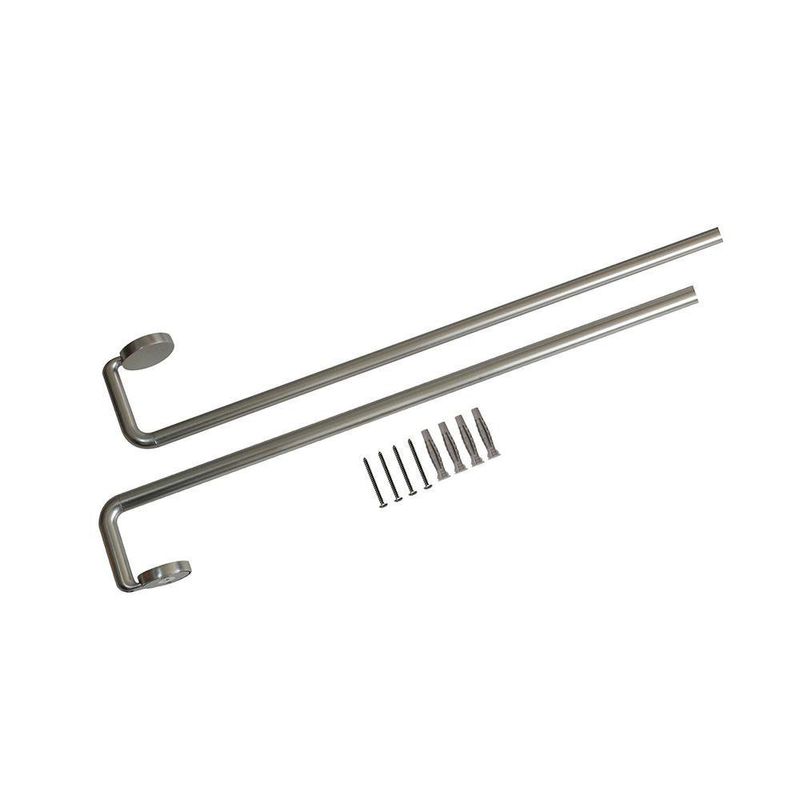 Galería De Metal Plateada Extensible De 120 - 210 cm - Inspire