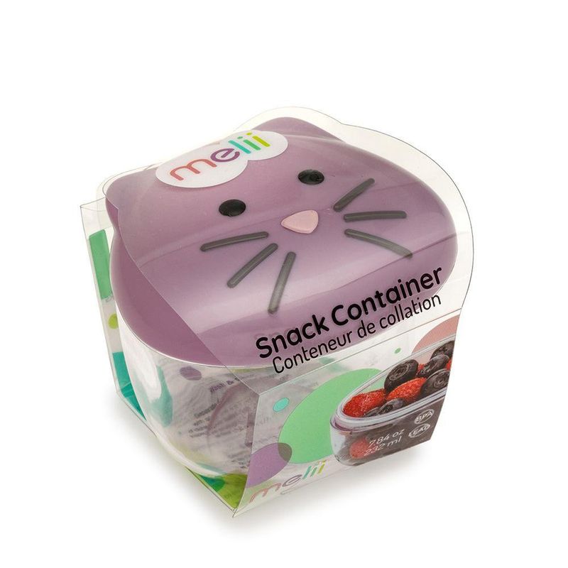 Recipiente Para Snack Gato 232 Ml - Melli Baby