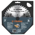 Disco Para Madera 10 Plg 40D - Truper