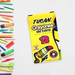 Crayón De Cera Estándar 12 Colores - Tucan