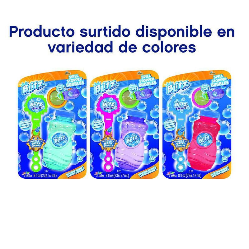 Bote De Burbujas Colores Surtidos - Ja-Ru