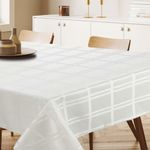 Mantel con Relieve Blanco de 180X280 Cm - Viva