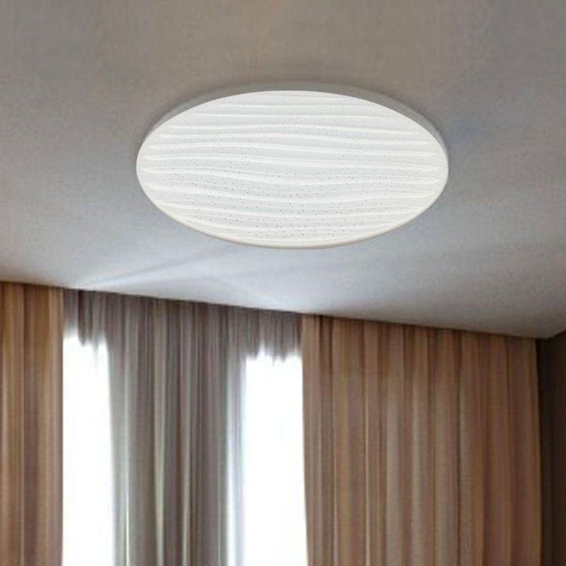 Plafón De Techo Diseño Blanco 28.5 Cm Led 12W - Z