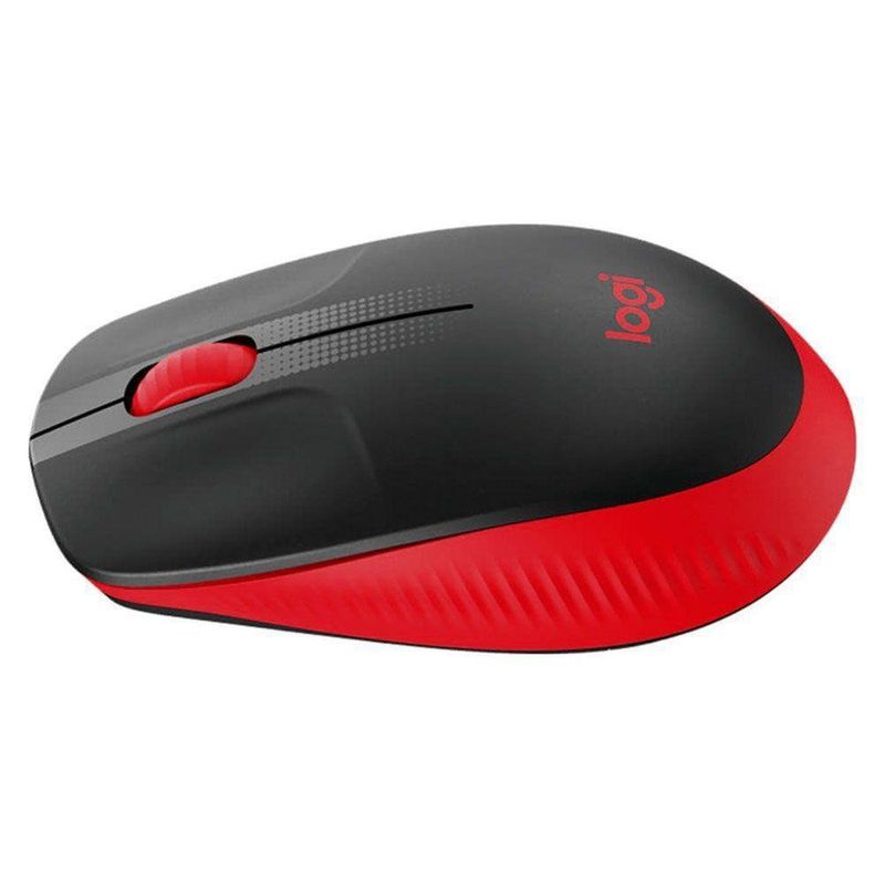 Mouse Inalámbrico M190 Color Rojo/Negro - Logitech