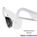 Audífono Inalámbrico Deportivo Open Move Blanco - Shokz