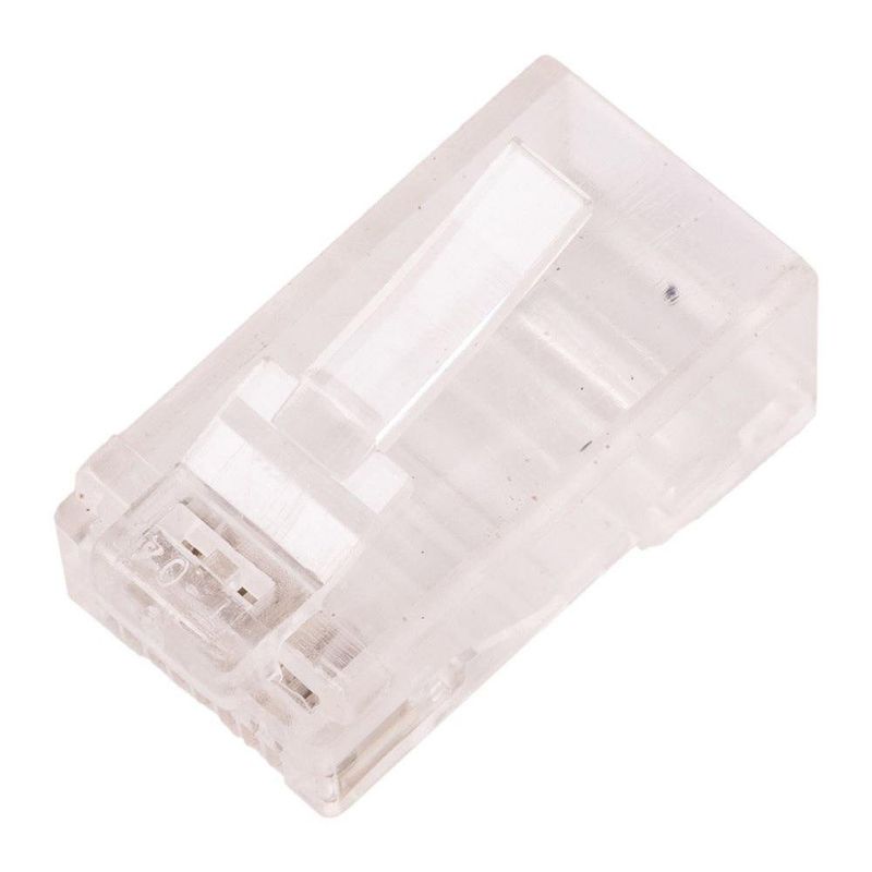 Set 10 Plug Cat6 Transparentes