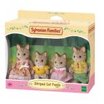 Set De 4 Pzas Familia Gato De Rayas - Sylvanian Families