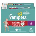 Pañal Cruisers 360° Talla 4 64 Uds - Pampers