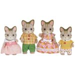 Set De 4 Pzas Familia Gato De Rayas - Sylvanian Families