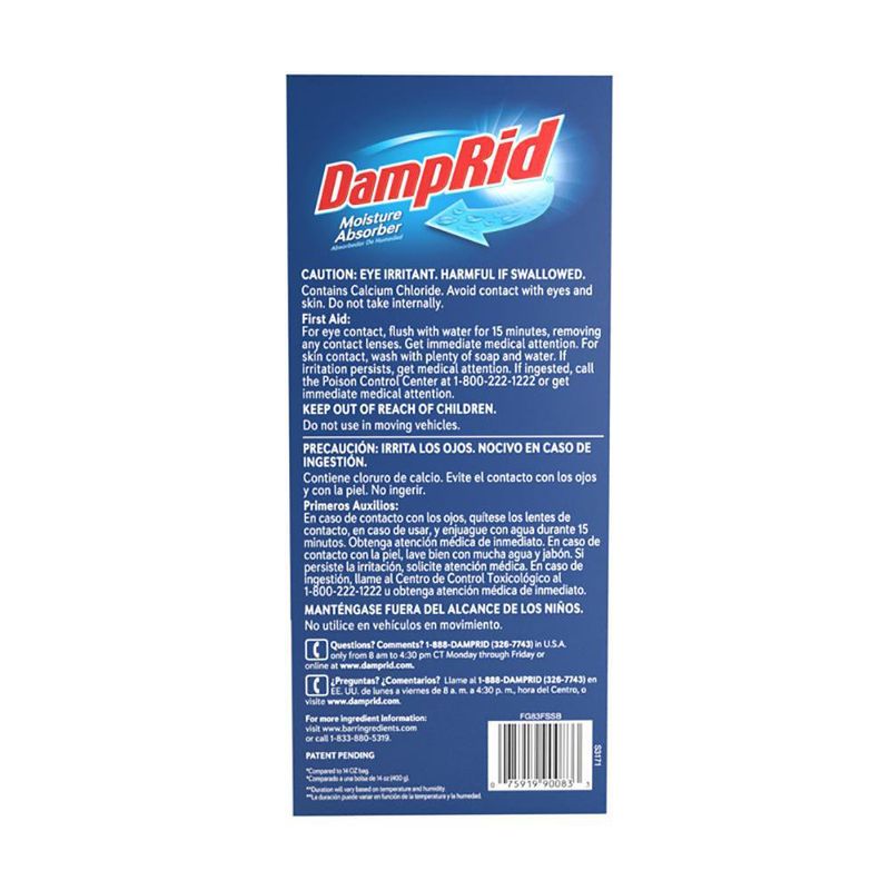Deshumificador Colgante Multifunción 3 Pzas 15.4 Oz - Damprid