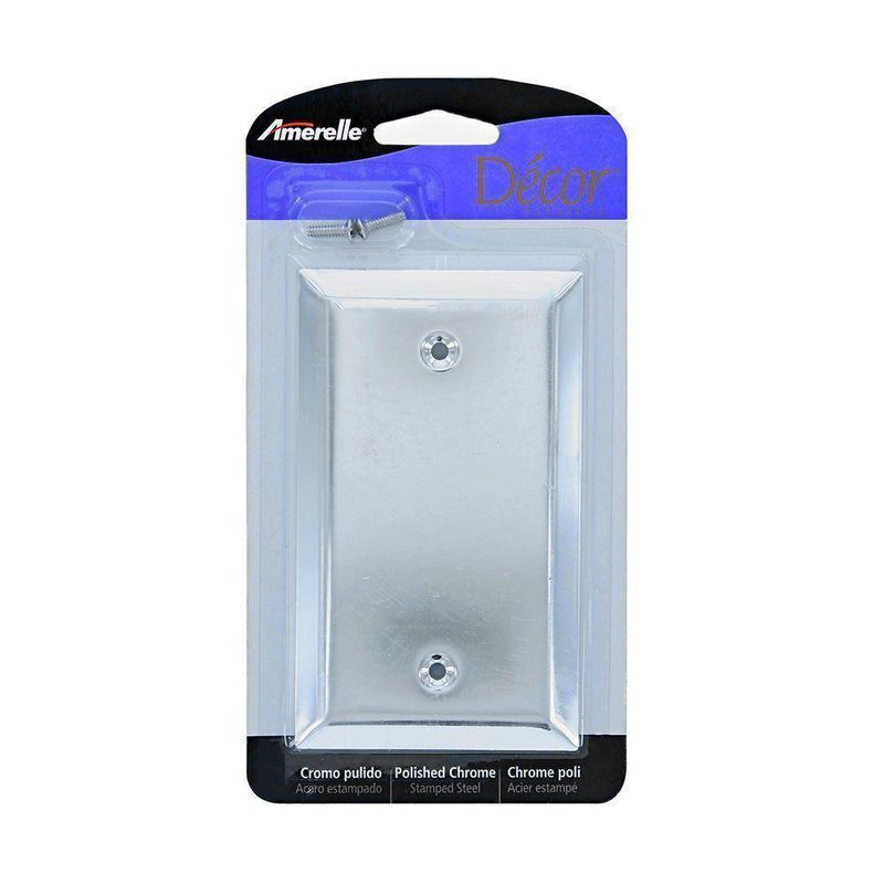 Placa-Ciega-Cromo---Amerelle