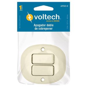 Interruptor Doble Marfil - Volteck