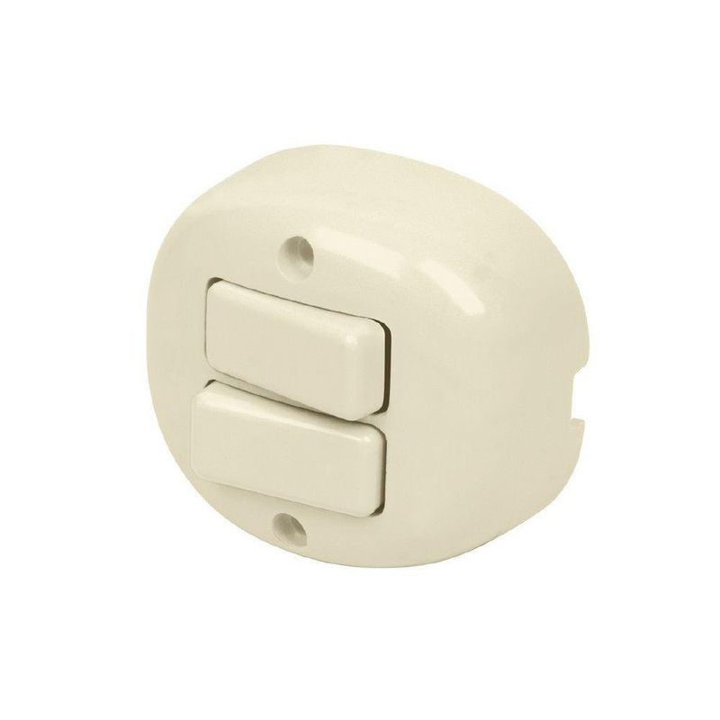 Interruptor Doble Marfil - Volteck