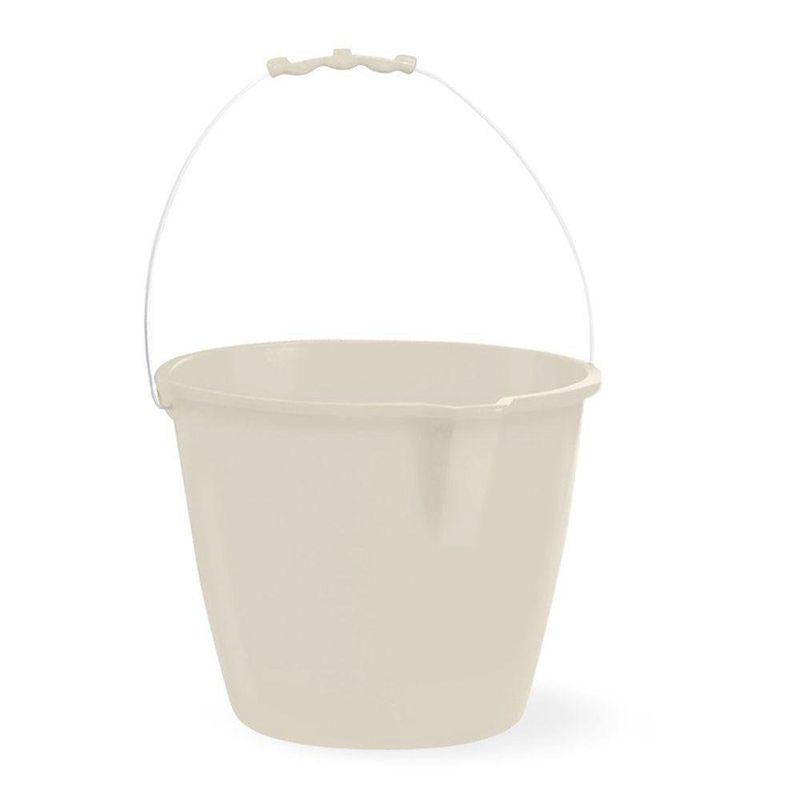 Cubeta Med Pico Marfil 10Lt - Guateplast
