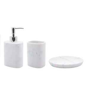 Set de 3 Accesorios para Baño color Celeste