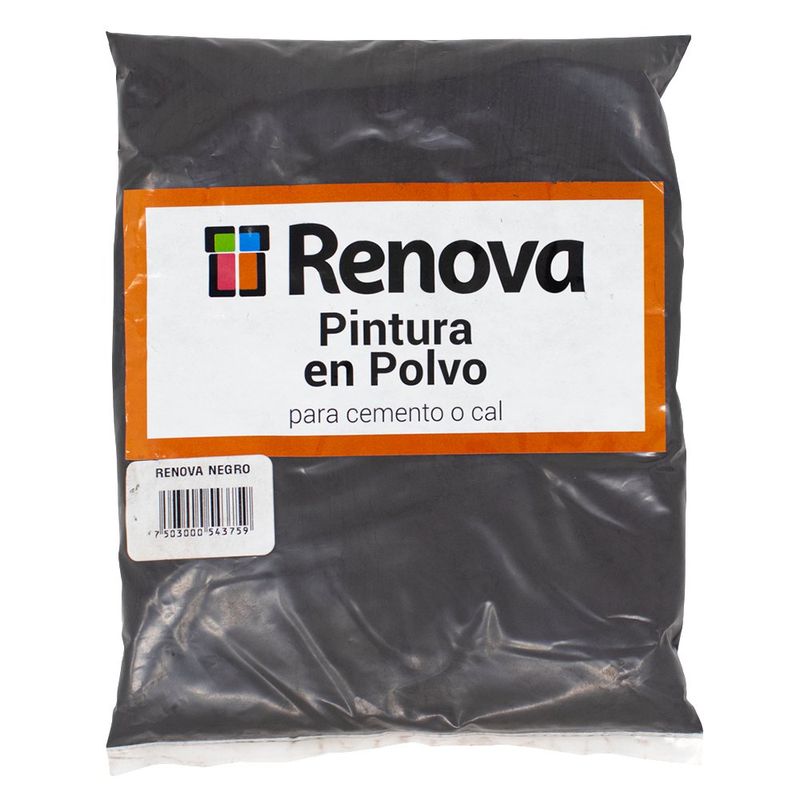 Pintura En Polvo Renova Pigmento Negro 1 Libra - Impac