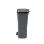 Basurero de 50 Litros Negro / Gris - Curver