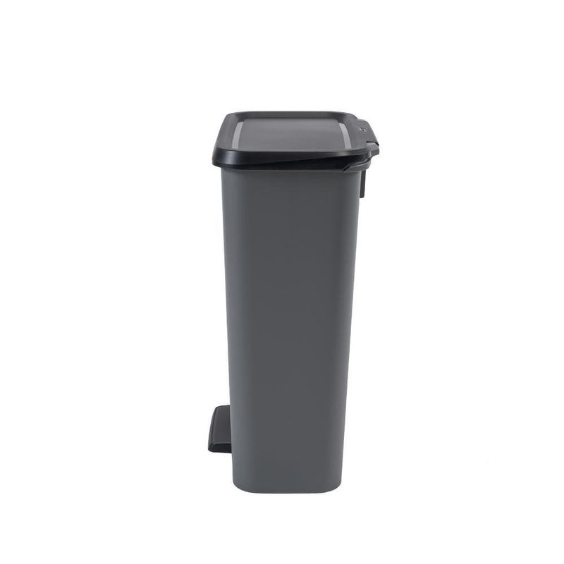 Basurero de 50 Litros Negro / Gris - Curver