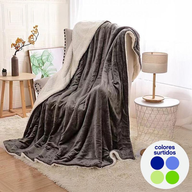 Frazada 150 X 200 Cm Colores Surtidos