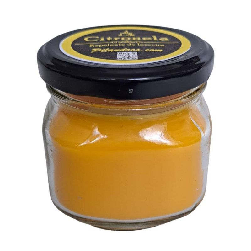 Vela De Citronela En Frasco De Vidrio - Pilandros