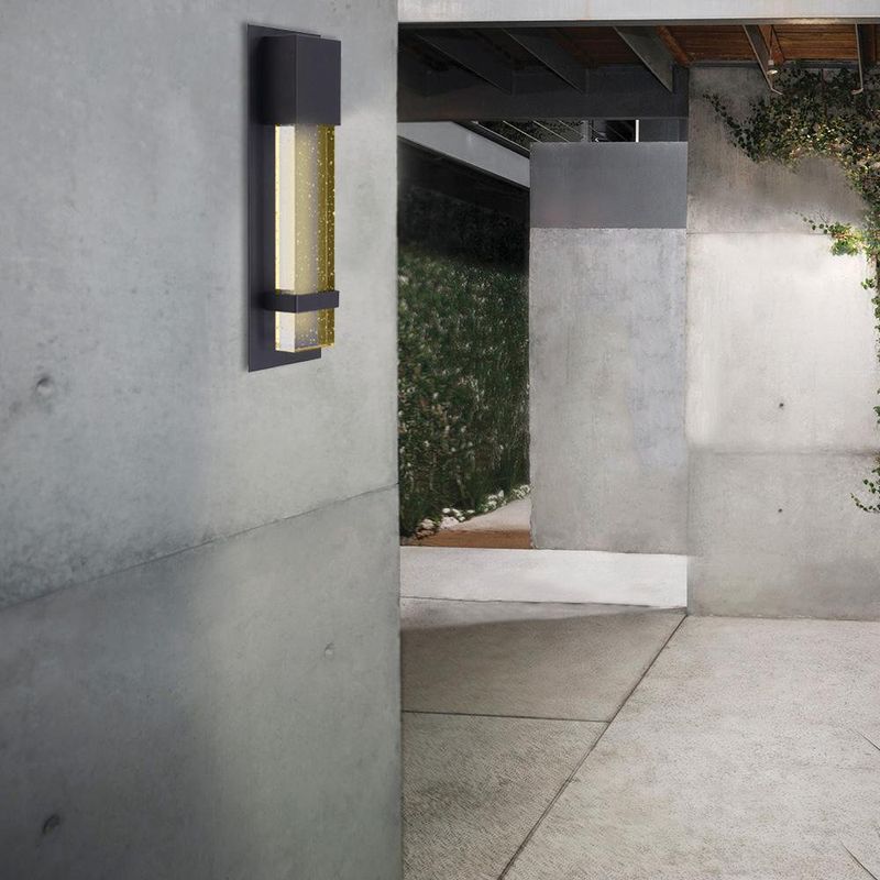 Lámpara De Pared Led Dimerizable Andrómeda Negra 10 W - Tecnolite