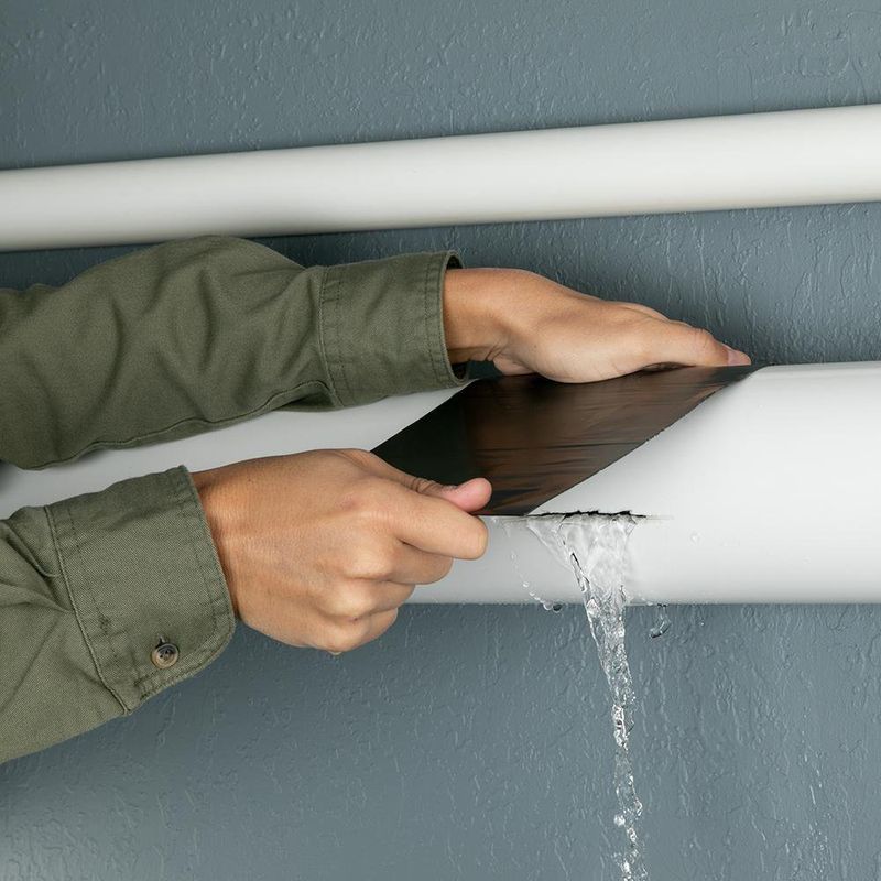 Flex Tape Cinta De Caucho Fuerte E Impermeable Negra