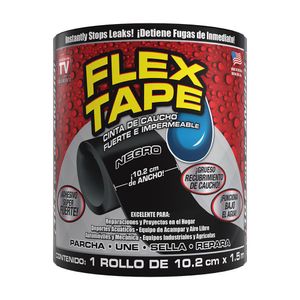Flex Tape Cinta De Caucho Fuerte E Impermeable Negra