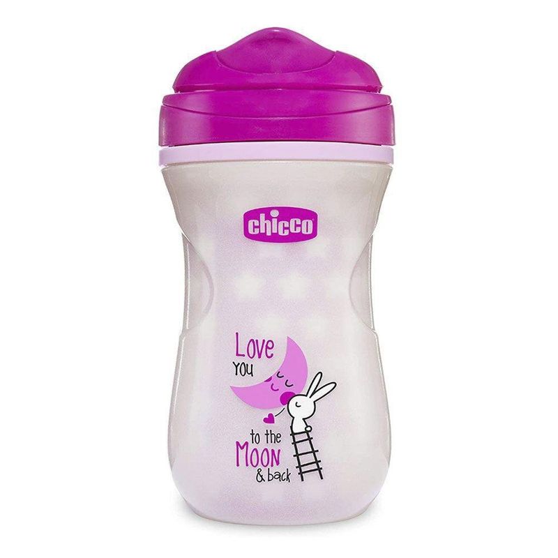 Vaso Glowing Rosa 14M+ 9 Oz  - Chicco
