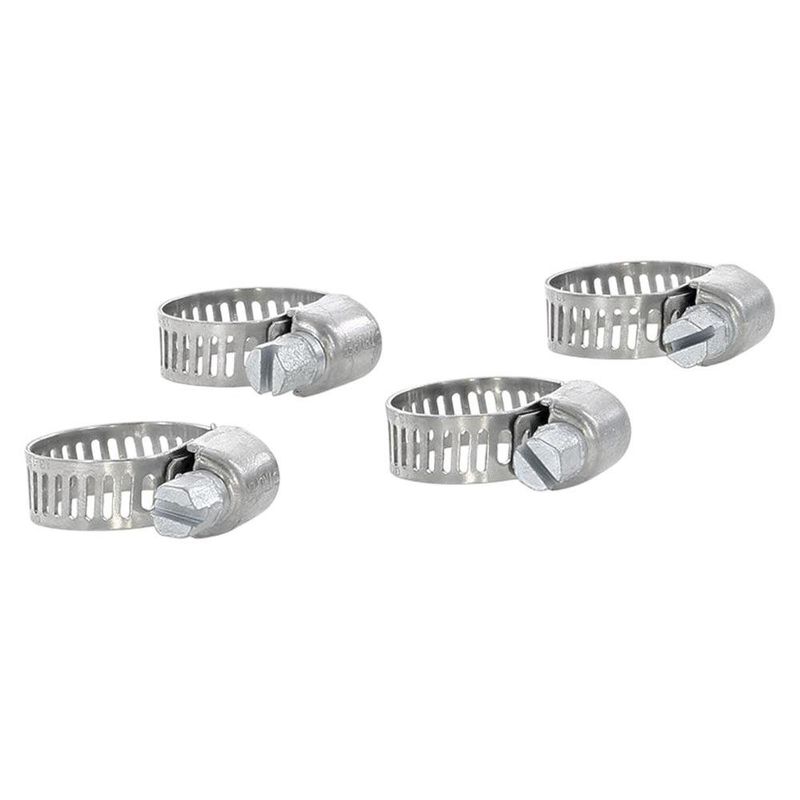 Set de 4 Abrazaderas de Acero Inoxidable de 1/2 a 3/4 Plg