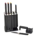 Set De Cuchillos 5 Pzs Color Negro - Joseph Joseph