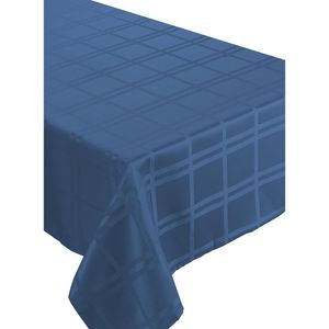 Mantel Rectangular con Relieve Azul