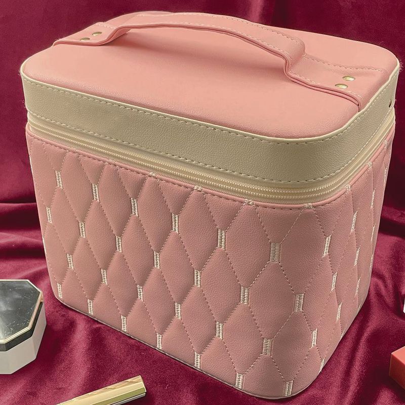Caja Organizadora para Maquillaje y Accesorios Rosada - Viva
