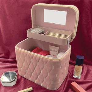 Caja Organizadora para Maquillaje y Accesorios Rosada