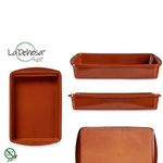 Fuente De Cerámica Rectangular 32x23 Cm