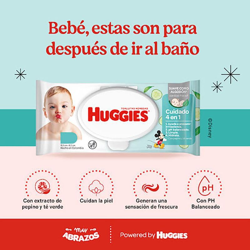 Toallitas Húmedas Cuidado 4 en 1 - Huggies