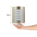 Luminaria De Exterior Para Pared Satinado 1 Luz 40 W - Tecnolite