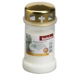Vela Blanca En Recipiente 6.7x6.7x13.3 Cm - Bolsius