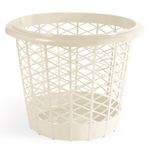 Cesta Redonda De Marfil Para Ropa - Guateplast