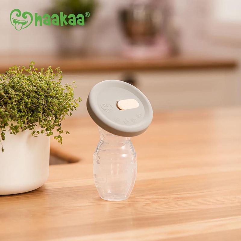Set de Colector y Extractor de Leche de Silicona 100 Ml - Haakaa