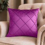 Cojín Relleno Decorativo Morado 45 x 45 Cm