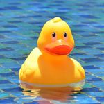 Dosificador Flotante de Cloro Diseño de Pato 12 Plg