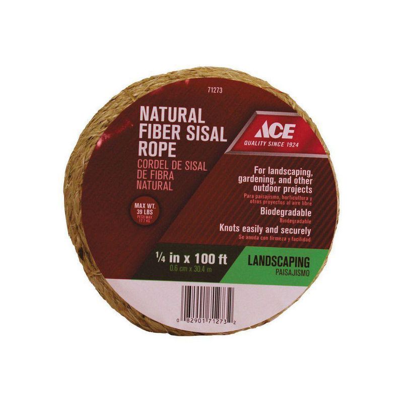 Paquete De Lazo Amarillo De 1/4X100