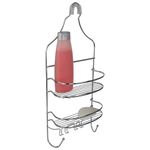 Organizador de Baño Metálico Cromado de 3 Niveles